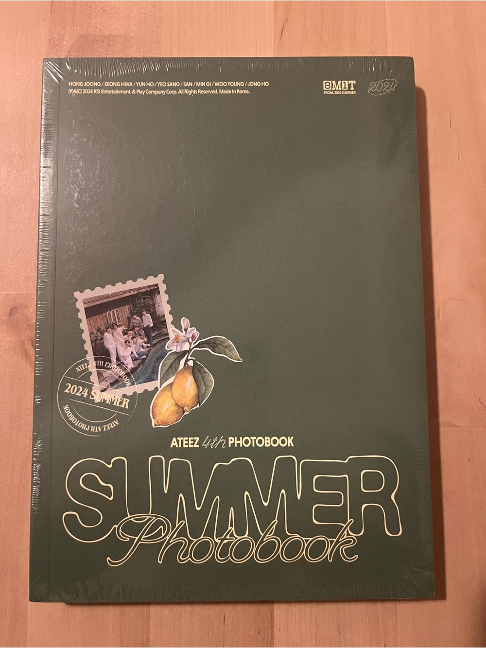 ATEEZ Summer 4th Photobook - Deep Green Cover Sealed